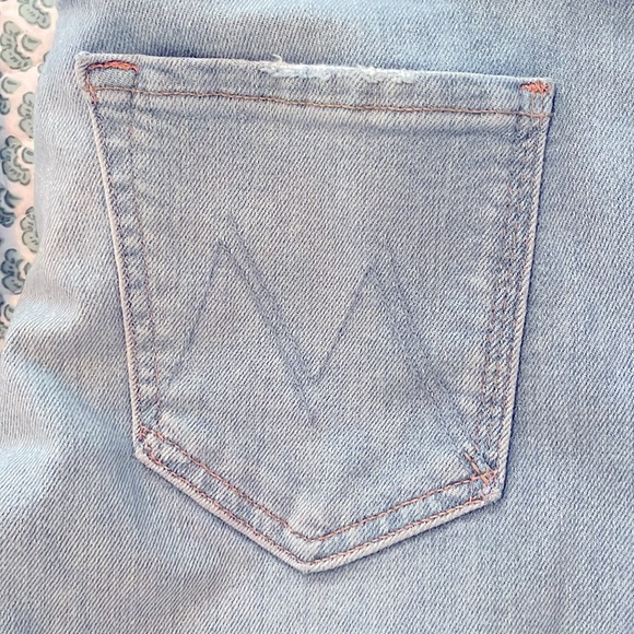 MOTHER The Looker Crop Skinny Jeans in Fresh Catch Size 28 - Picture 7 of 16